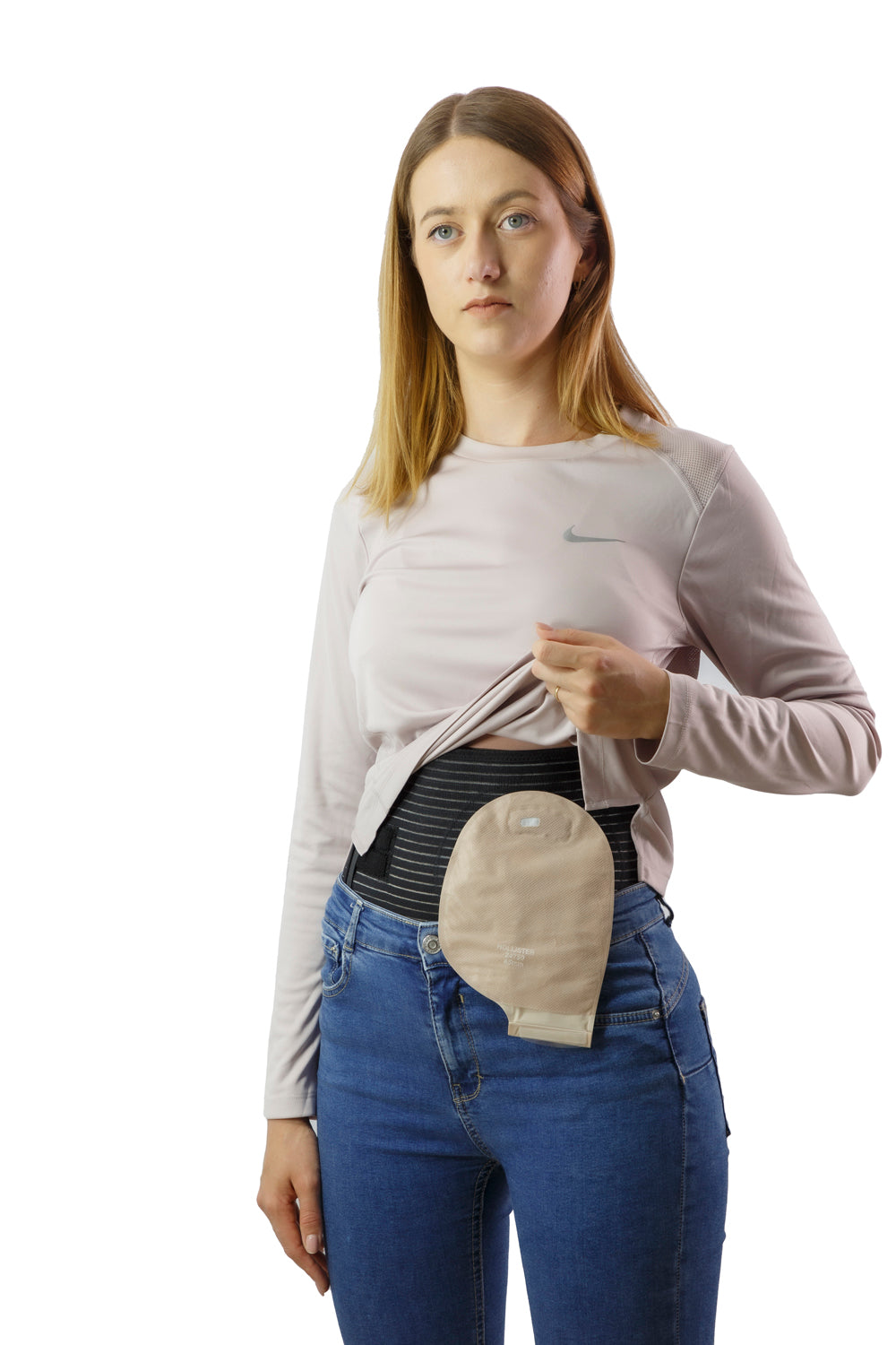 Mövibrace Abdominal Ostomy Belt for Post-Operative Care after Colostomy or Ileostomy Surgery