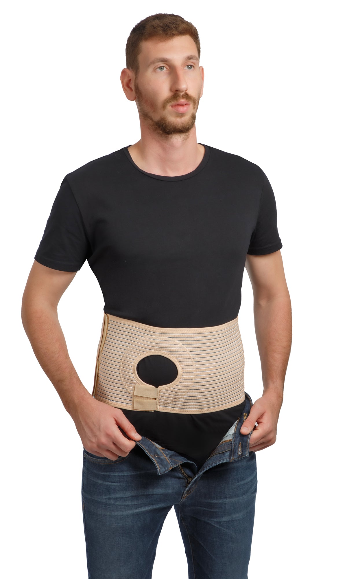 Mövibrace Abdominal Ostomy Belt for Post-Operative Care after Colostomy or Ileostomy Surgery