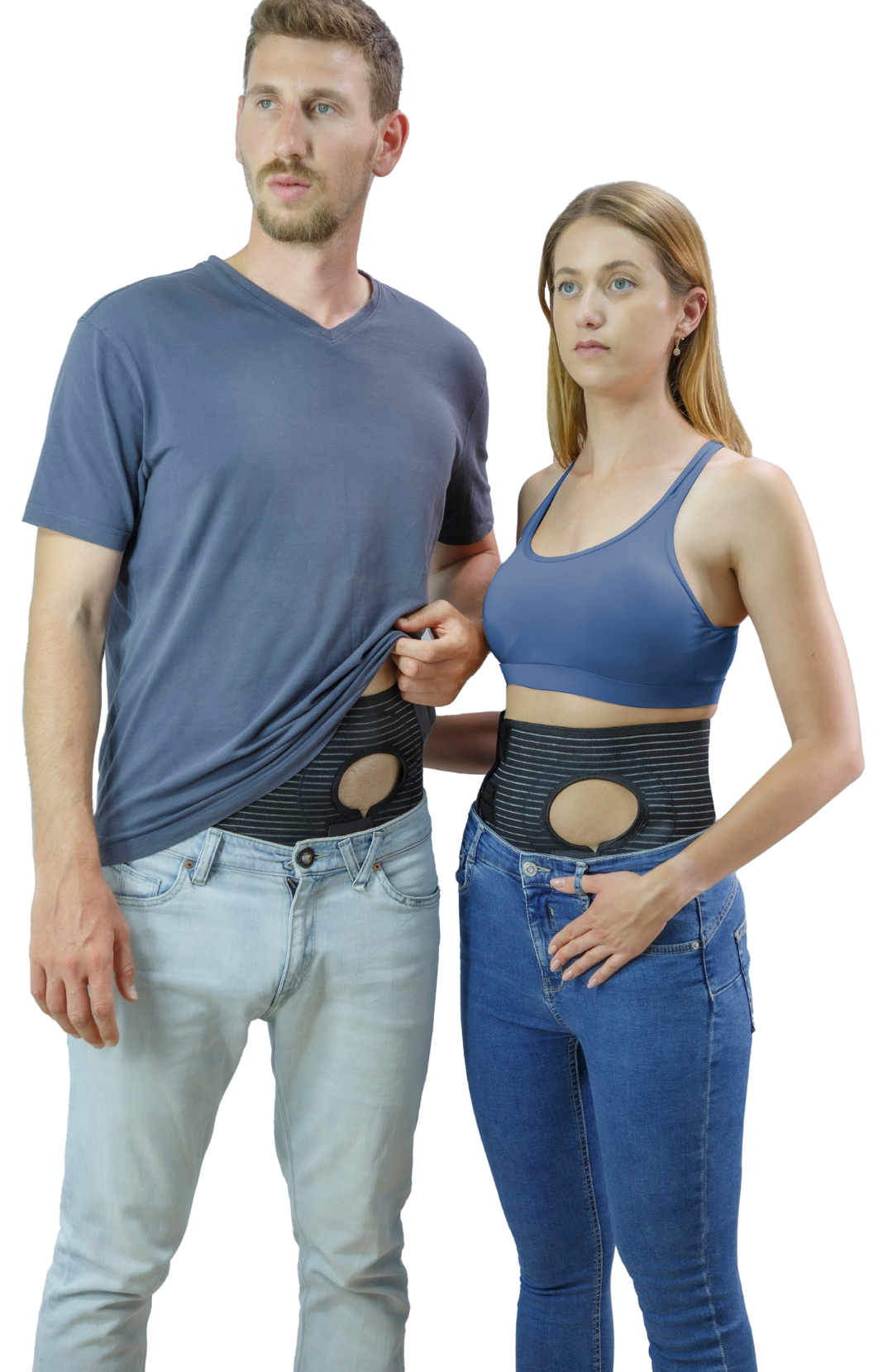 Mövibrace Abdominal Ostomy Belt for Post-Operative Care after Colostomy or Ileostomy Surgery