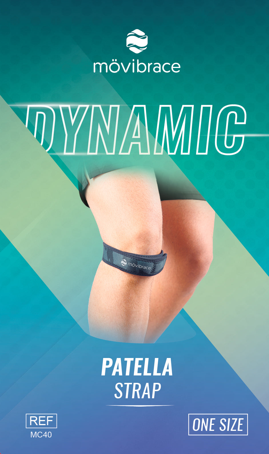 Mövibrace Dynamic Patella Strap | Jumper's Knee Strap